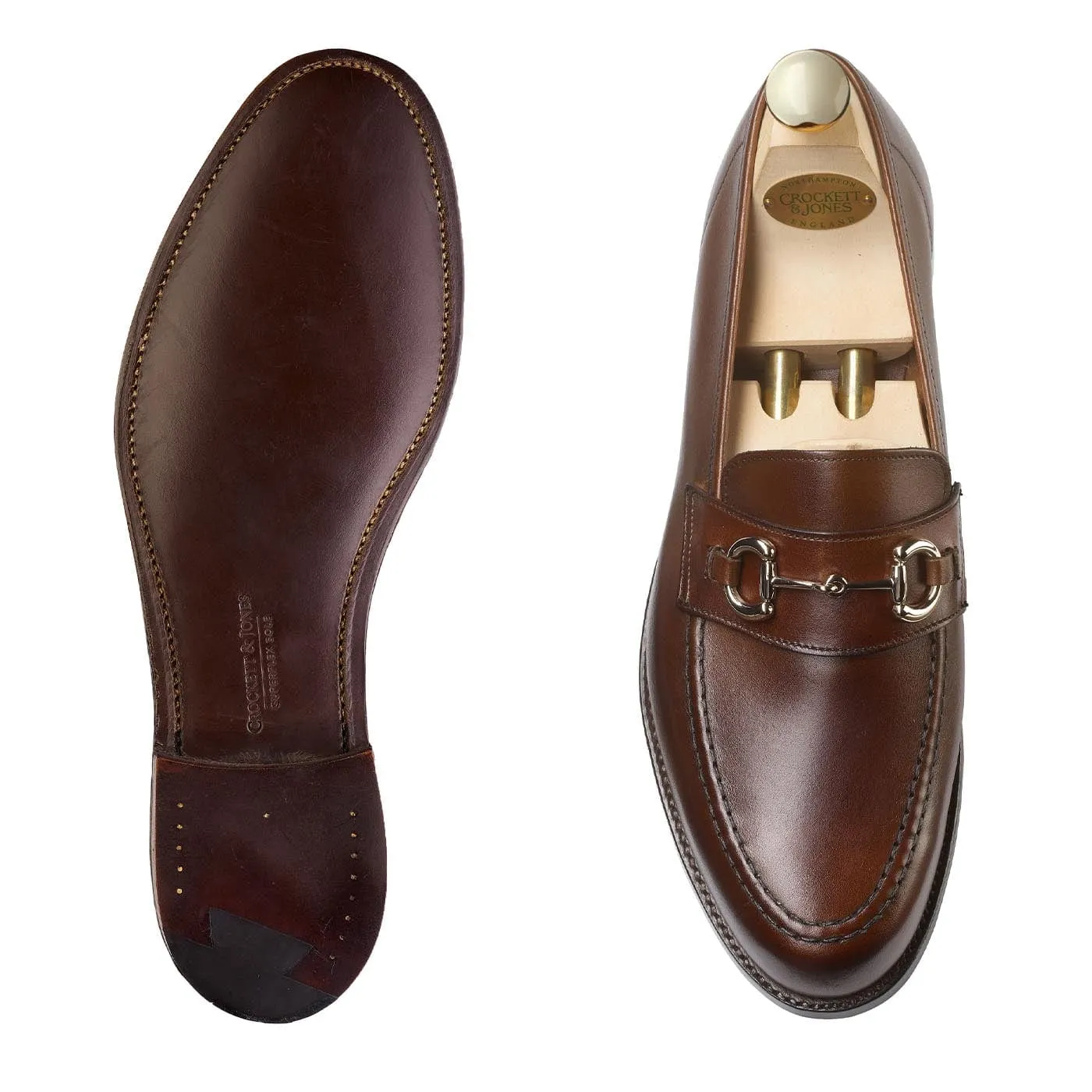 Firm Path slim fit Finchley 2 Dark Brown Burnished Calf