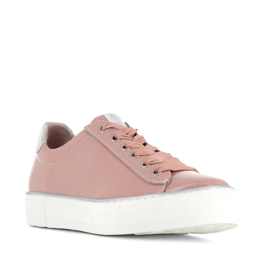 FINNI - PINK SILVER GLAM PATENT Shock Vibe Aerodynamic Shaping