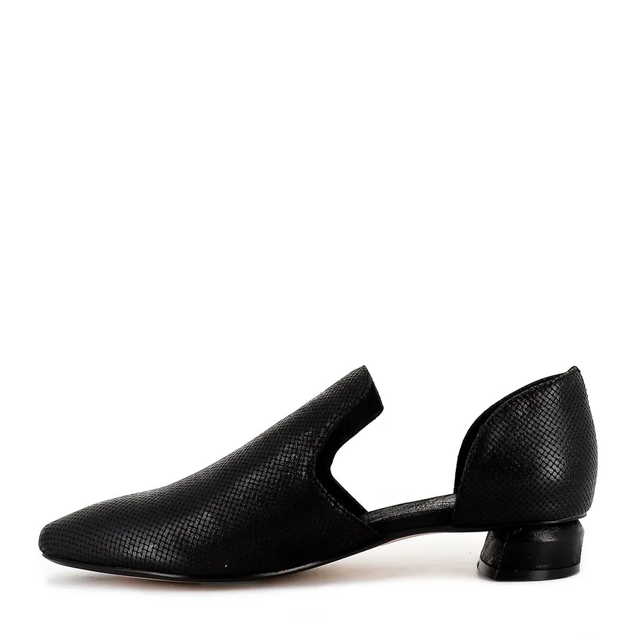 FIRAS - BLACK CUT LEATHER Hill Step Light Step Footwear