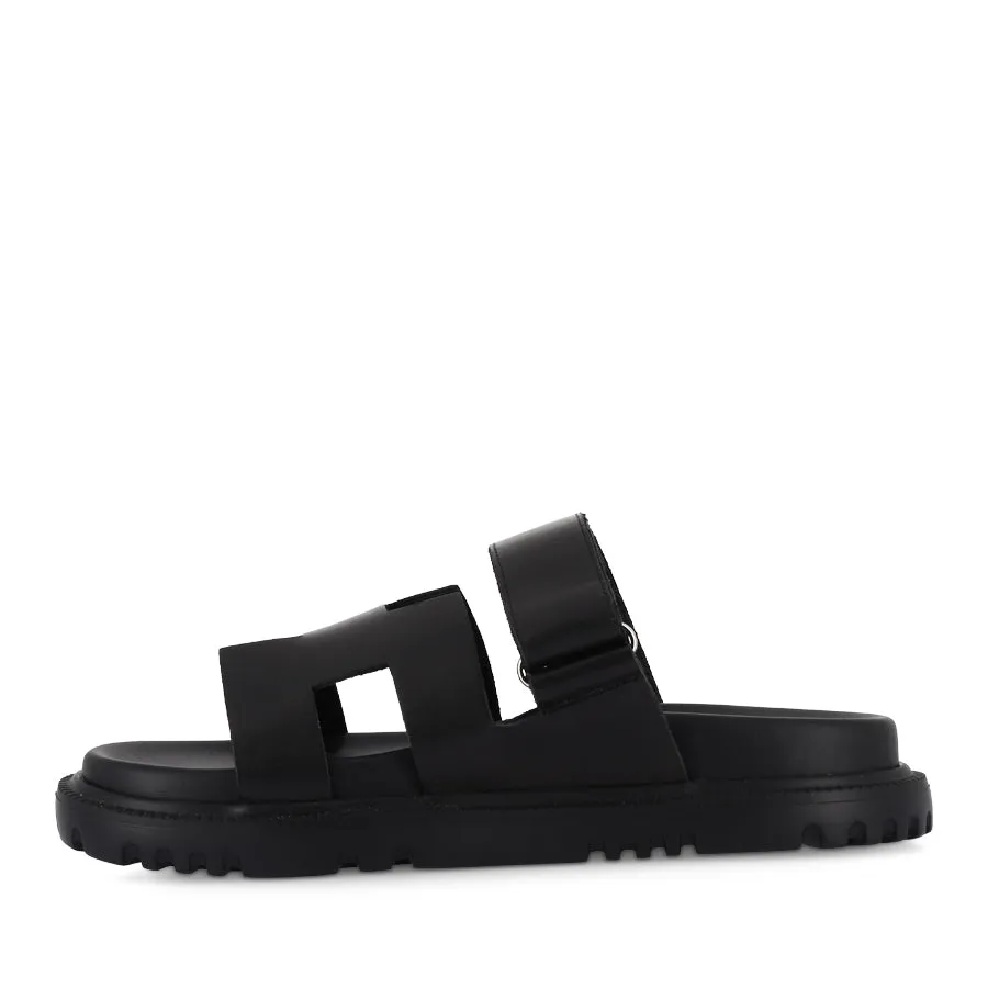 Canvas Upper FLICKER - BLACK BLACK LEATHER