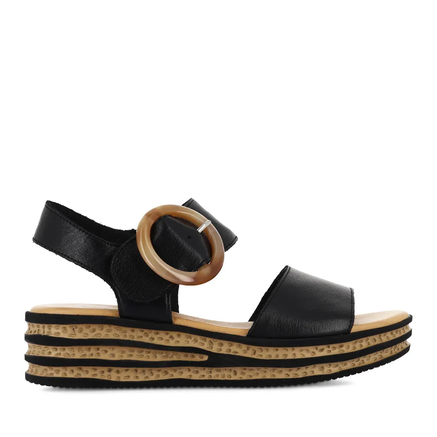 Shock absorption CUBBIE - BLACK LEATHER