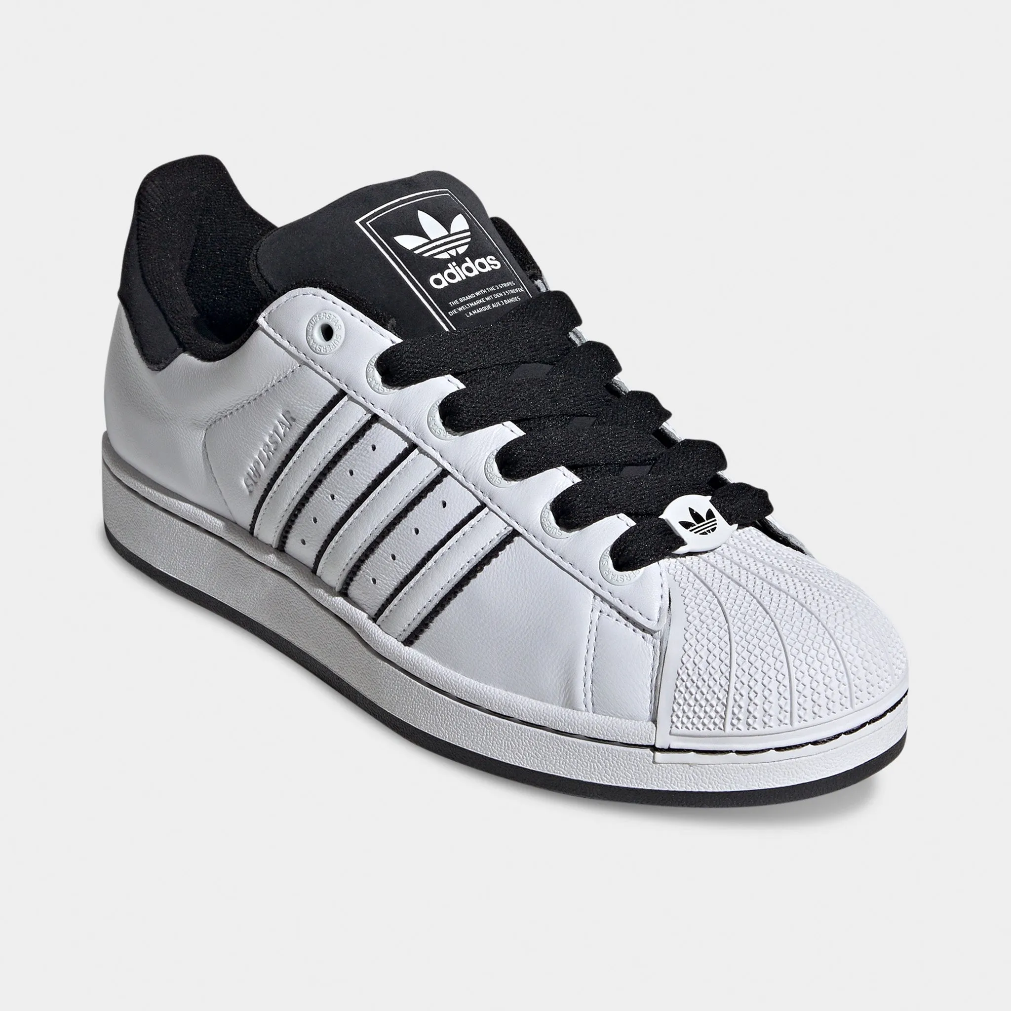 men - style adidas Superstar II White / Black - White
