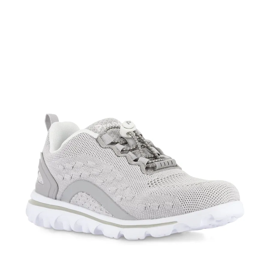 Rubber Composite Slip Resistant Surface TRAVELACTIV AXIAL - SILVER/WHITE