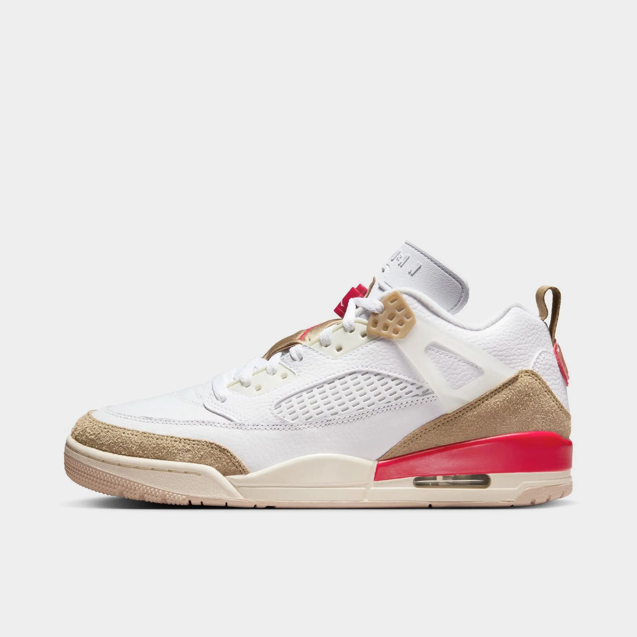Quick Flex Shoes Jordan Spizike Low White / Fire Red - Desert Camo