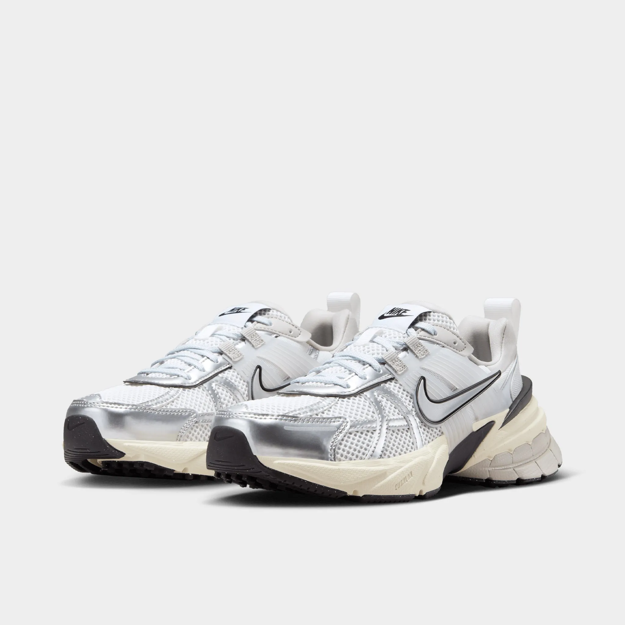 Nike Women's V2K Run Summit White / Metallic Silver Smart Design