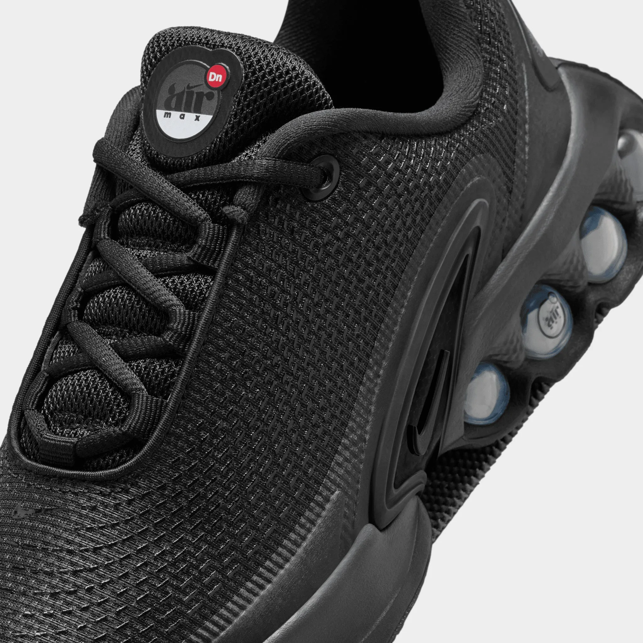 Midfoot Stability Lightweight Frame Structure Nike Air Max Dn GS Black / Black - Black