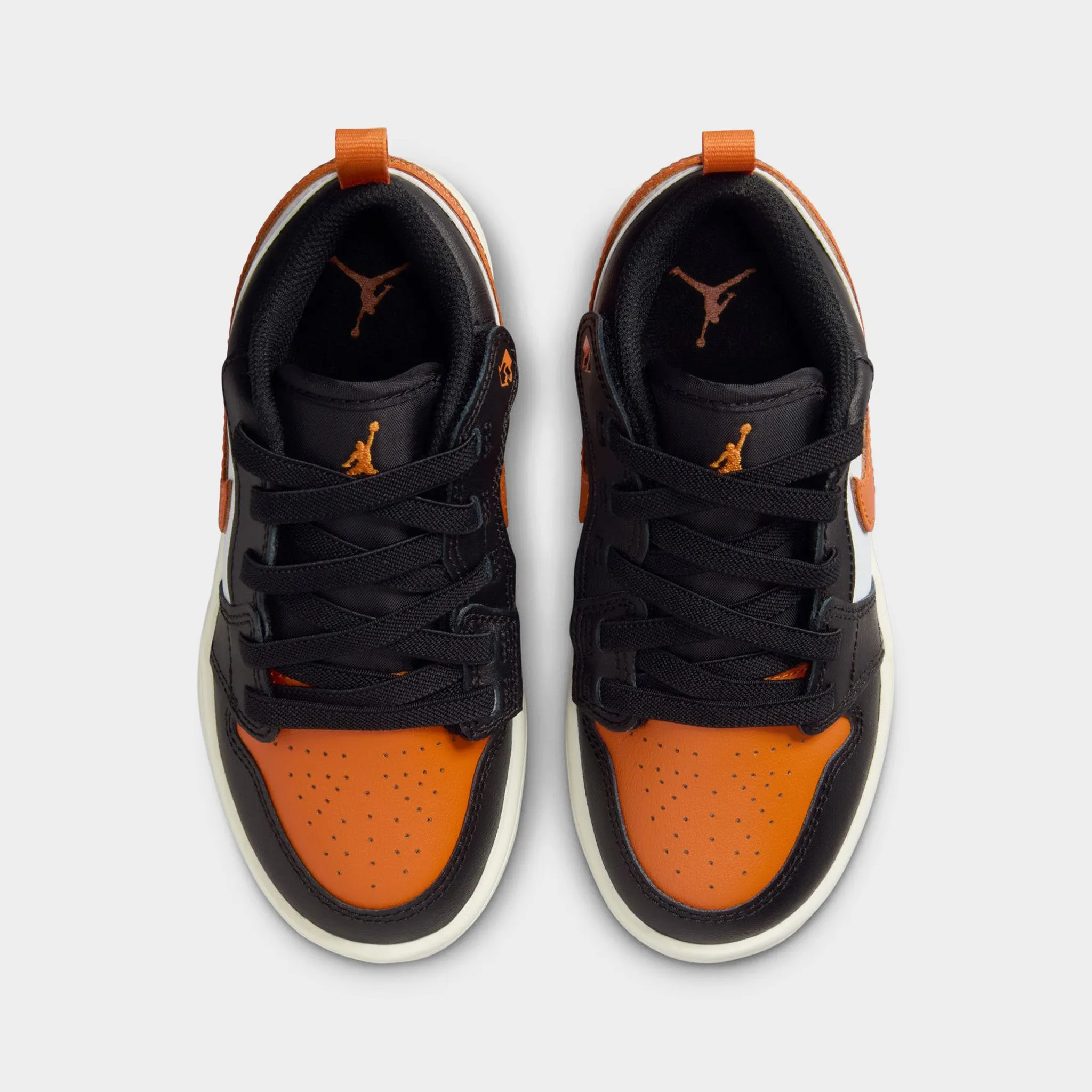 Jordan 1 Low Alt PS Black / Starfish - White Energy Drive Perforated Upper Design