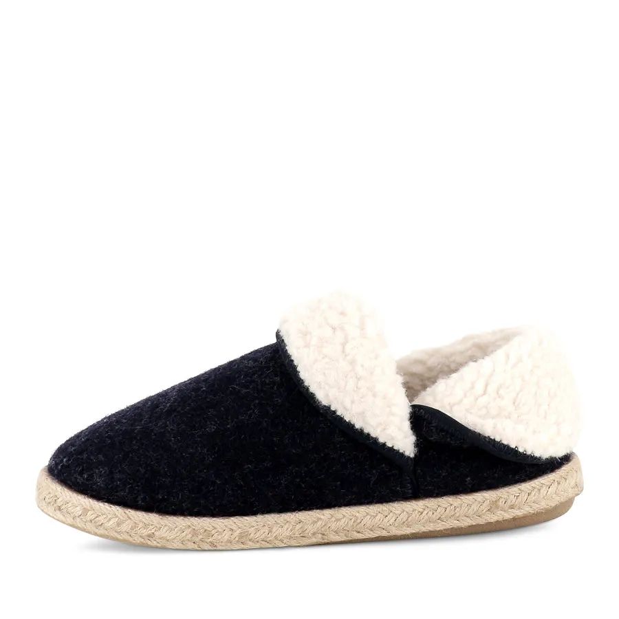 ZALIA W - NAVY Easygoing Sandals Soft Step-On Sandals