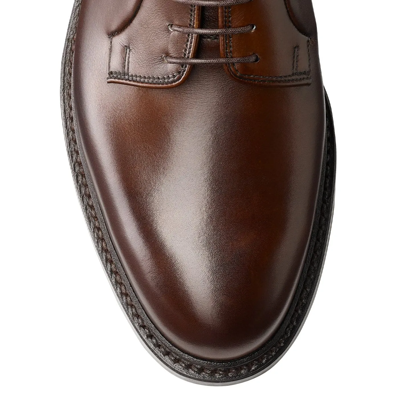 Chic Minimalism Lanark 3 Dark Brown Burnished Calf