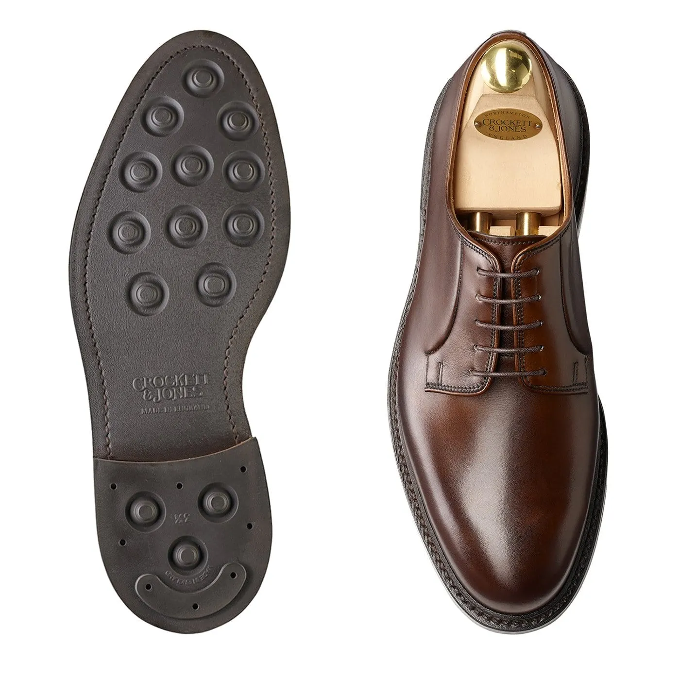Firm Safe All Day Lanark 3 Dark Brown Burnished Calf