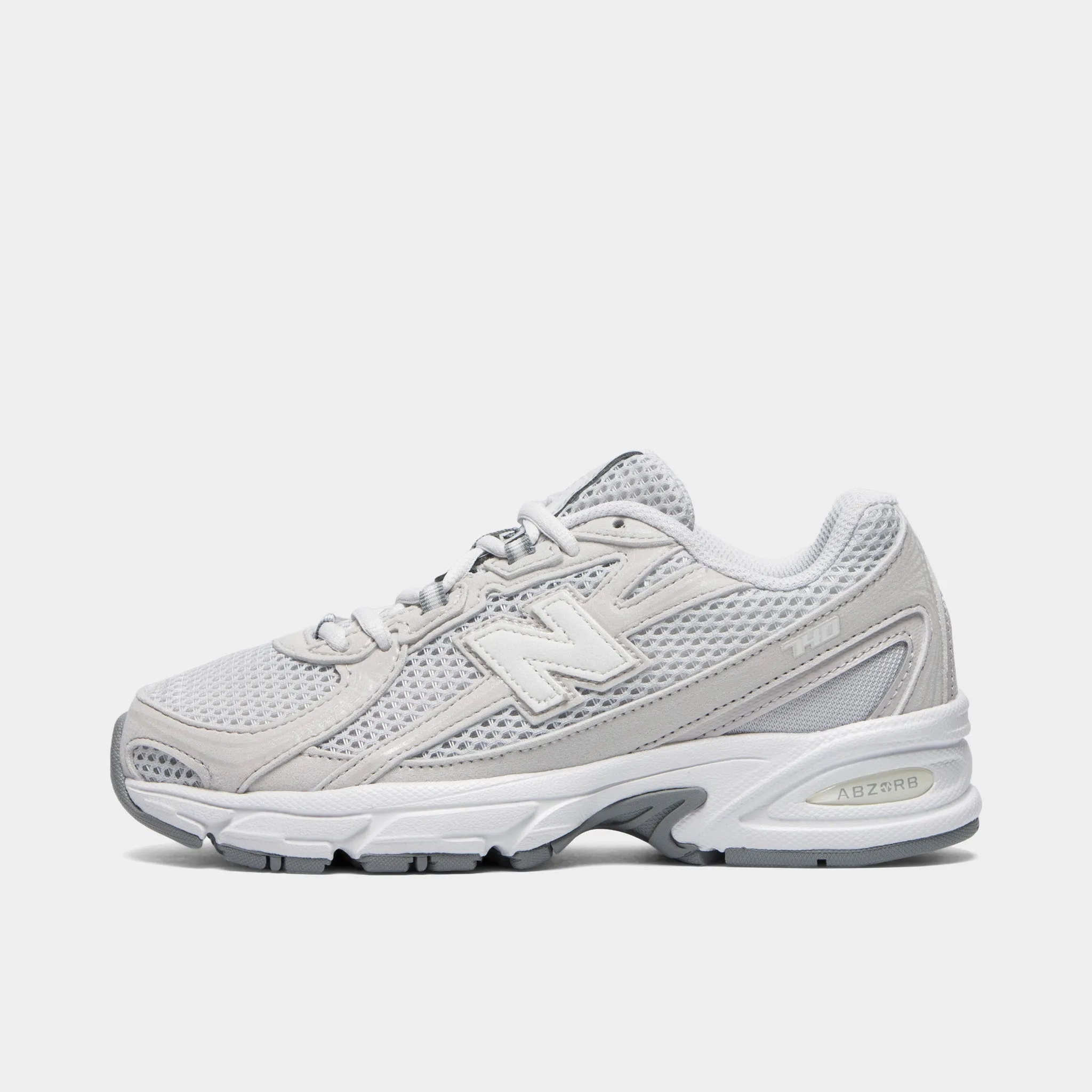 Simple Comfort Sweat Resistant Lining New Balance Juniors' 740 Grey Matter / White