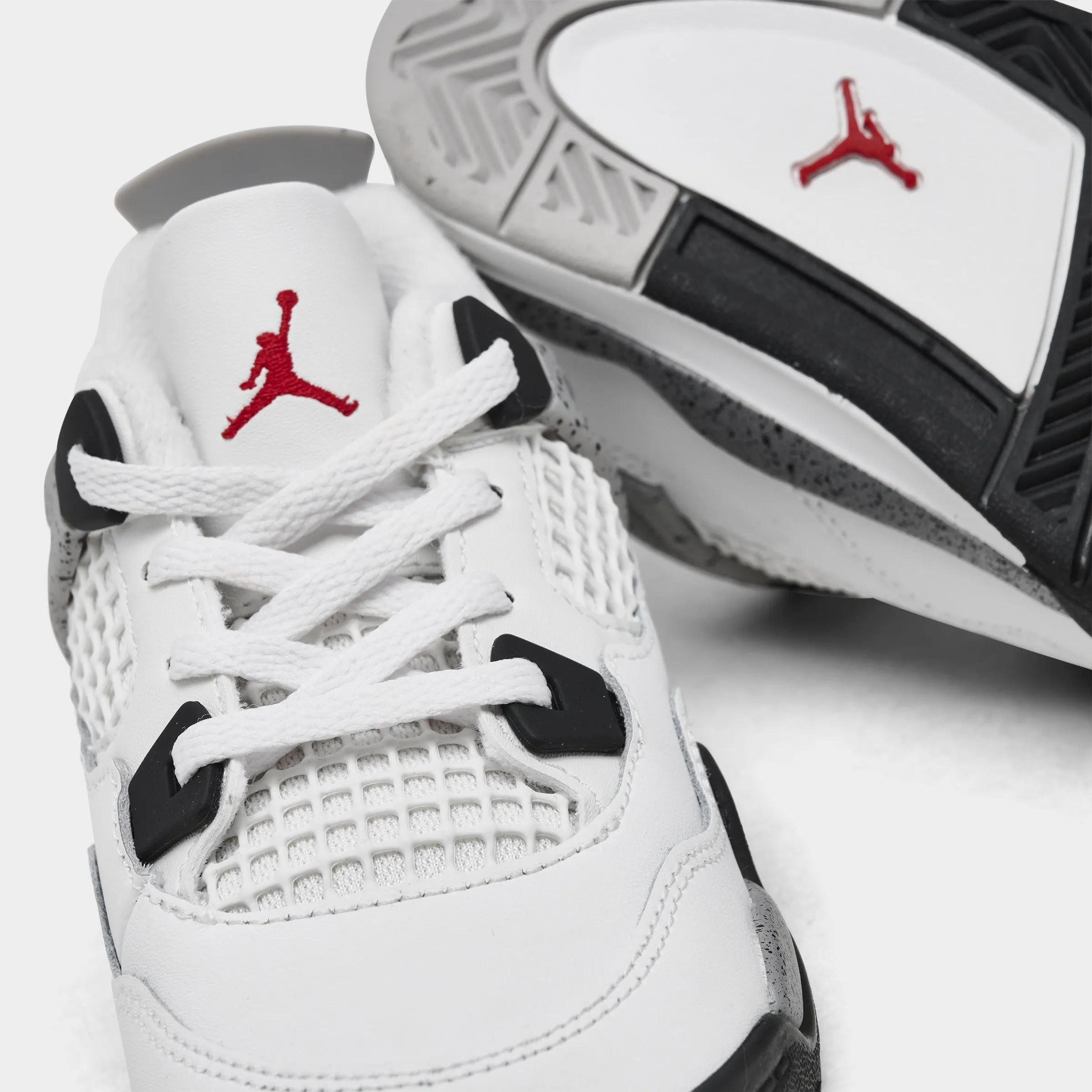 MoistureWicking Moisture Wicking Fabric Jordan 4 Retro OG TD Summit White / Fire Red - Cement Grey