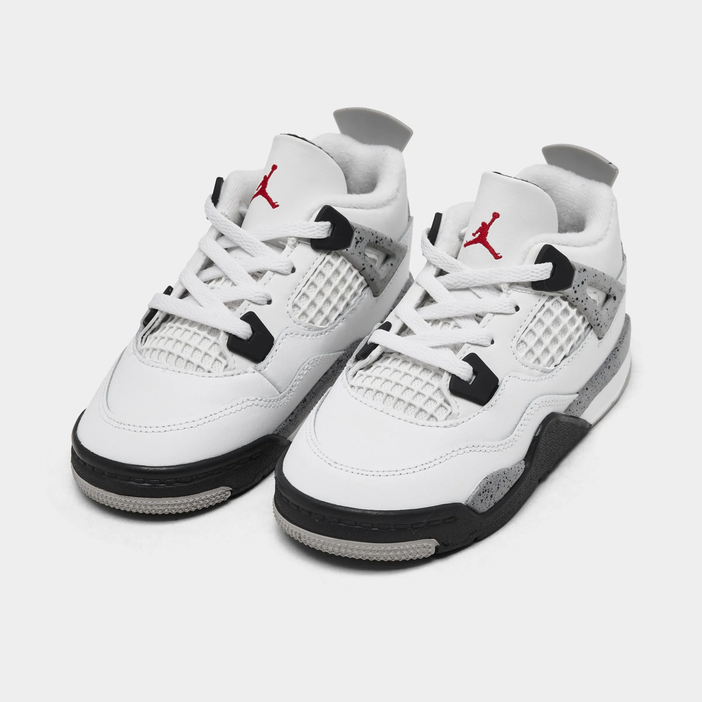 Jordan 4 Retro OG TD Summit White / Fire Red - Cement Grey Max Grip