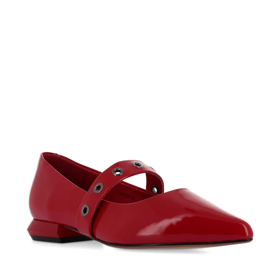 REED II - RED PATENT Formal Style