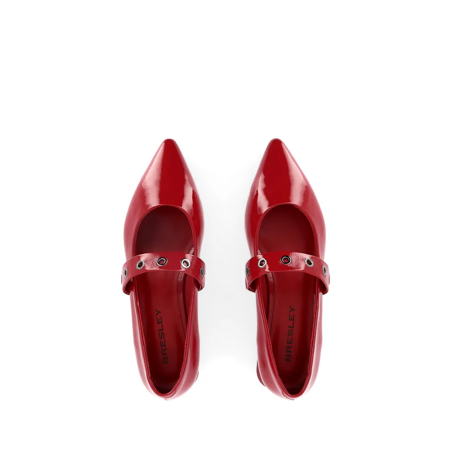 Patent Shine Classic Footwear REED II - RED PATENT