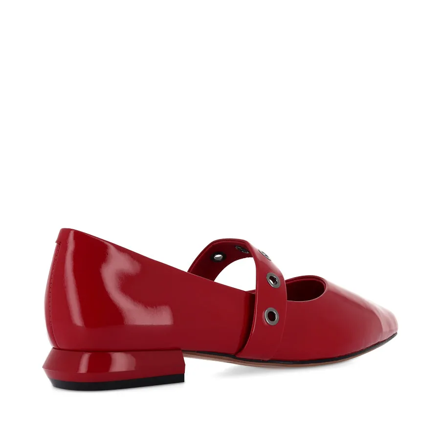 Comfortable Material Stable base REED II - RED PATENT