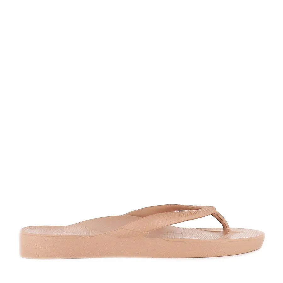 Minimal Bulk ARCH SUPPORT THONGS - TAN