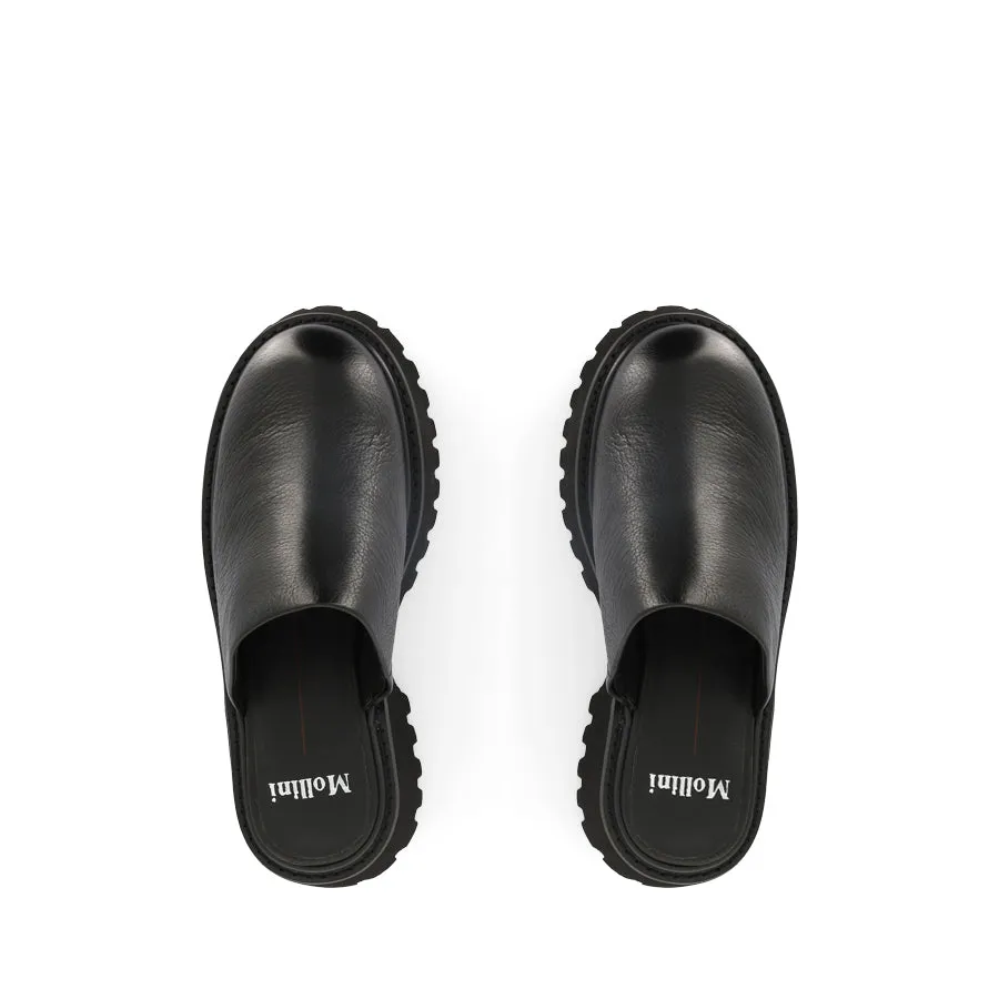 Smooth Walk Fashion Trend SELIYA - BLACK LEATHER