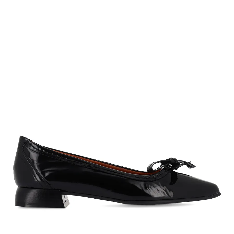 TIANA - BLACK PATENT LEATHER Elegant Slip-ons