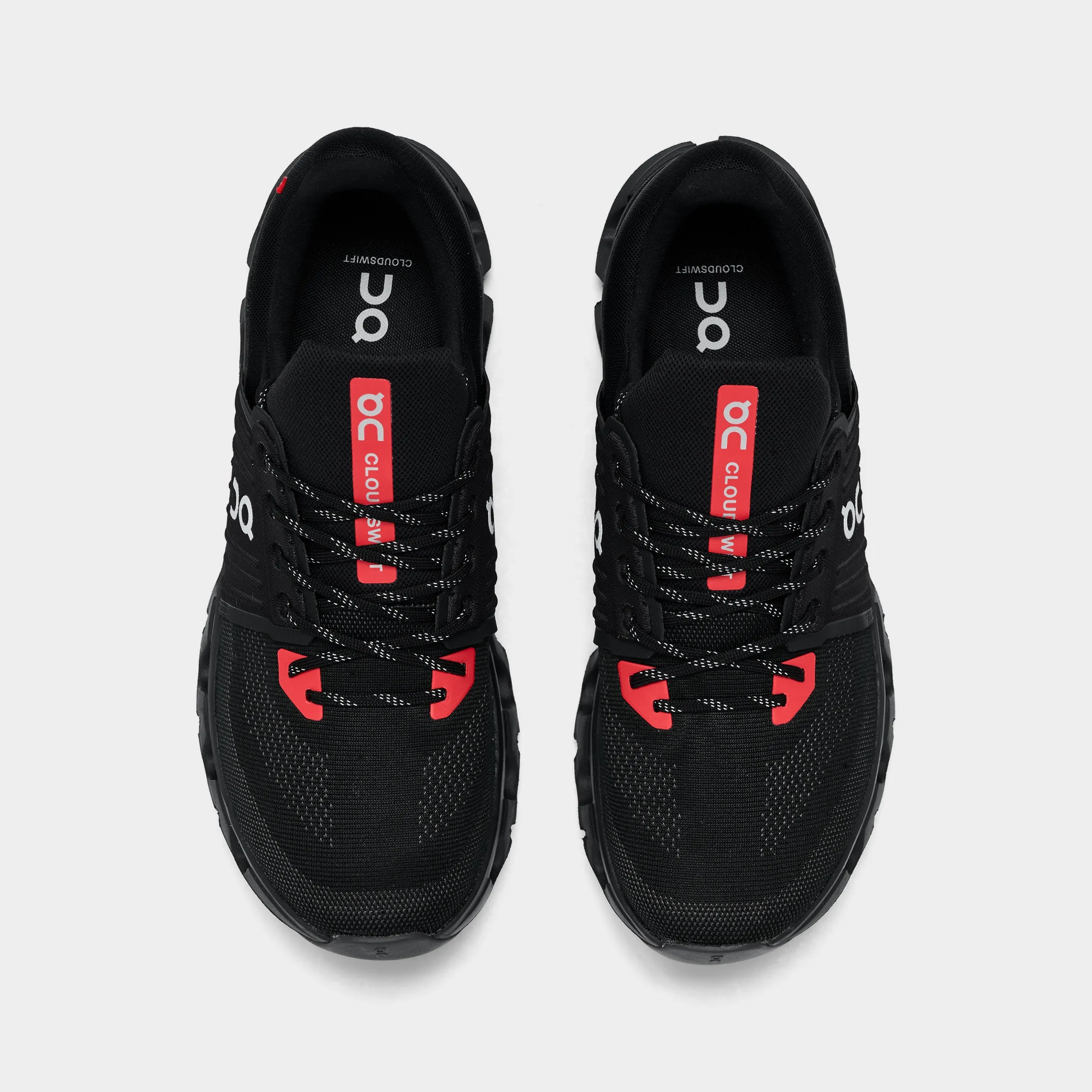On Cloudswift 4 Black / Grey - Red Any Outfit