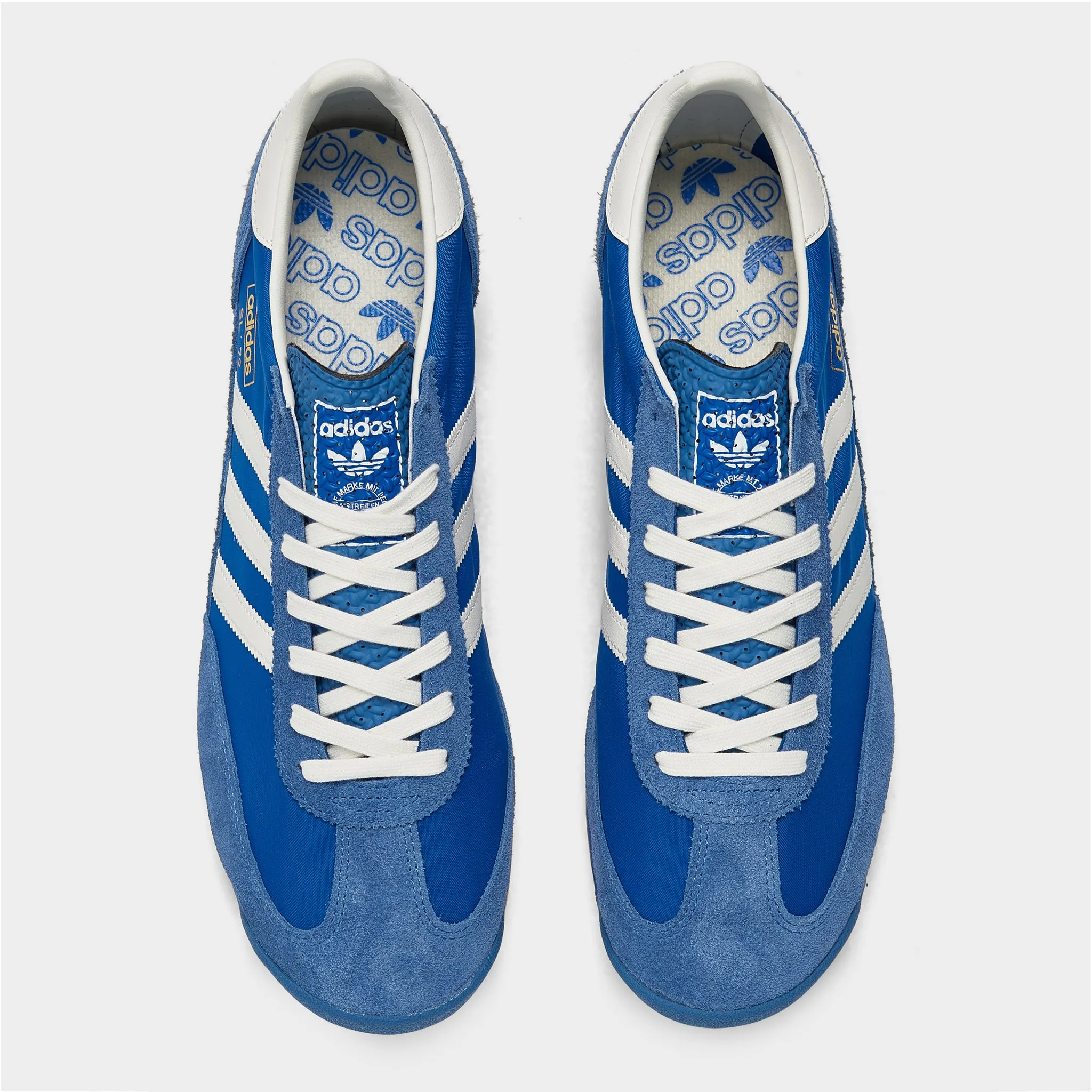 Sustainable Material Blend Fit Everyday adidas SL 72 RS Blue / Core White - Better Scarlet
