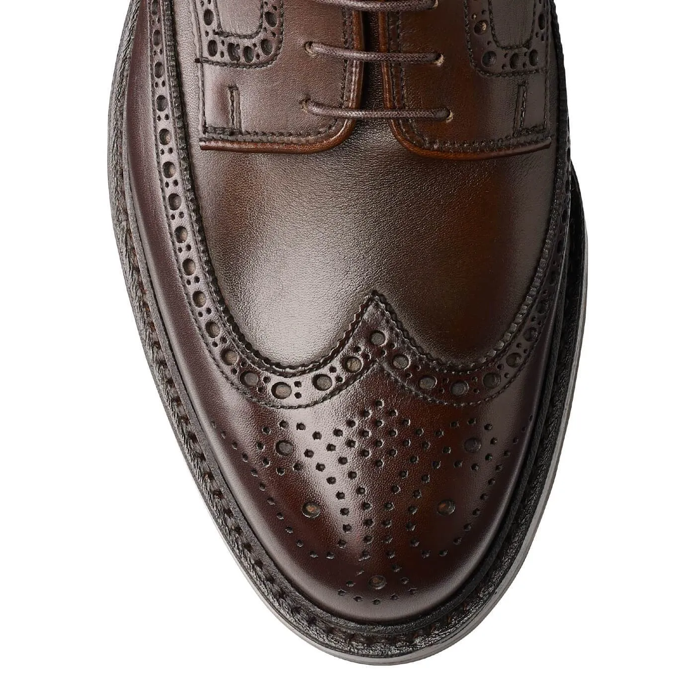 lake walk Pembroke Dark Brown Wax Calf