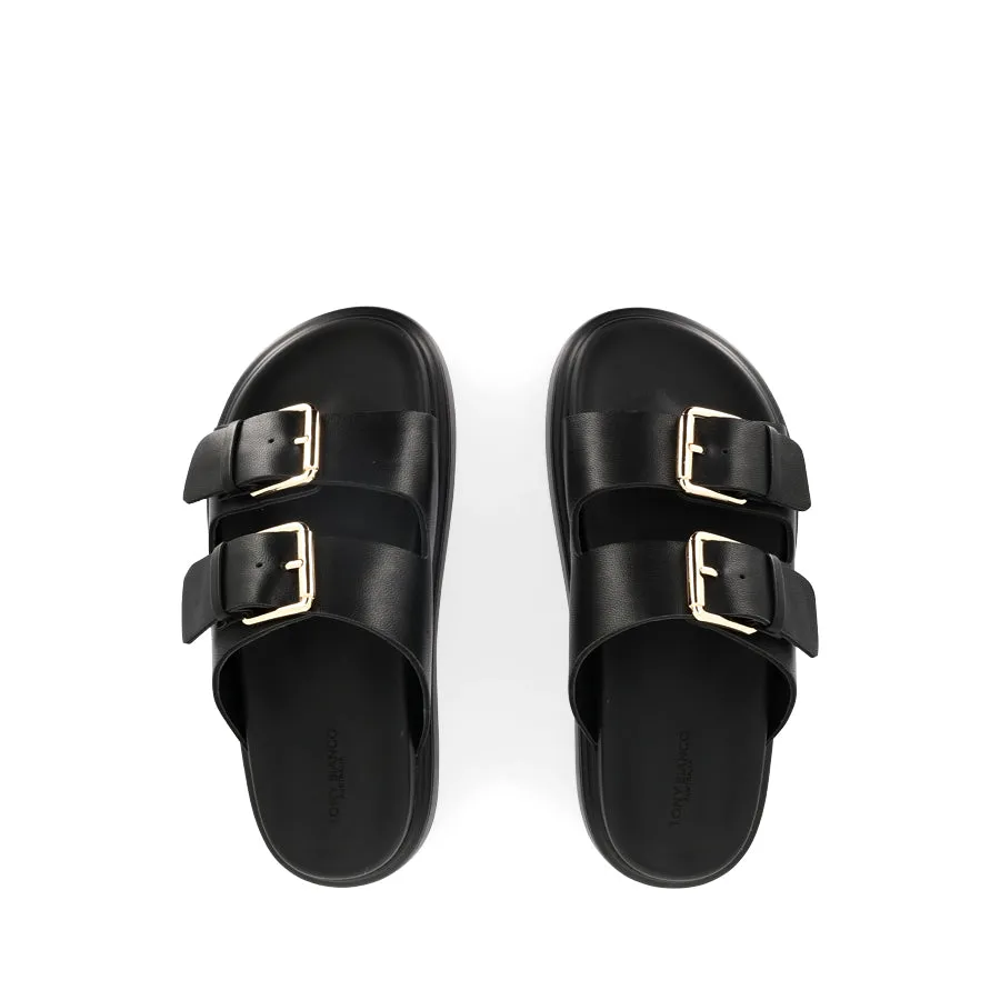 Ankle Support Comfortable Slip JAGGER - BLACK NAPPA