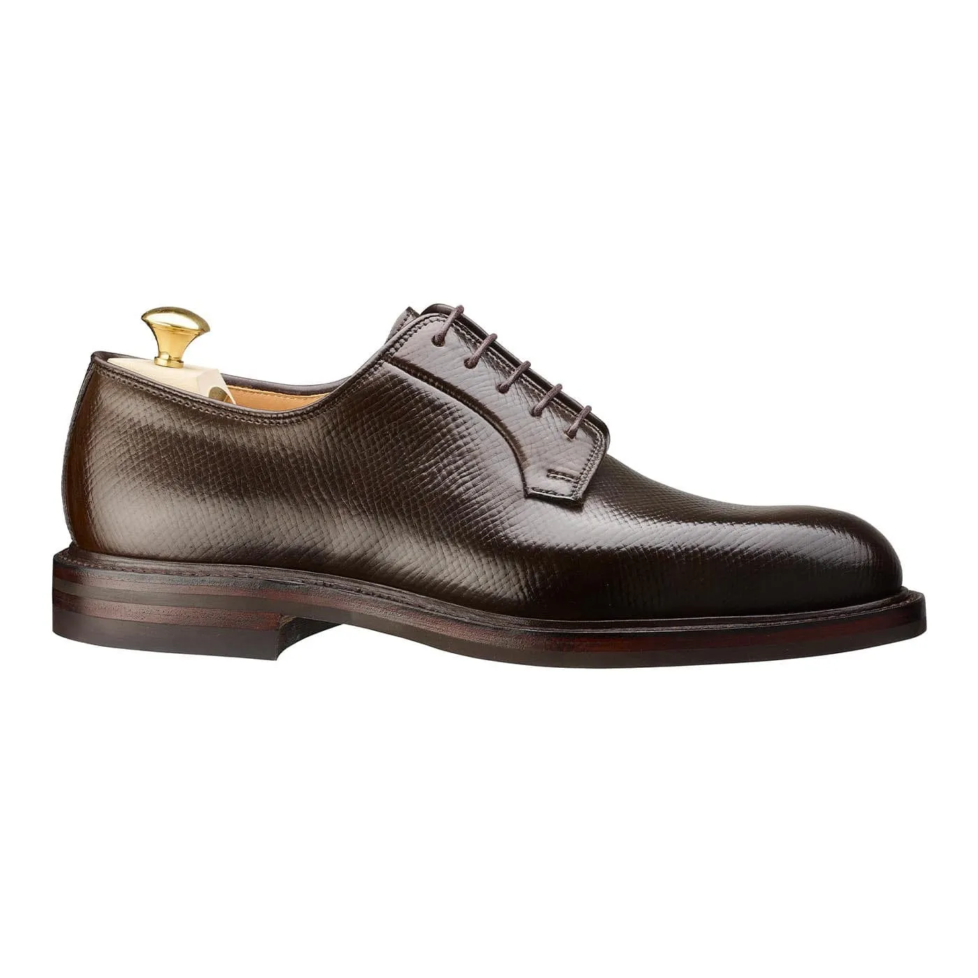 Lanark 5 Dark Brown Hatch Grain Cordovan Flex Sprint