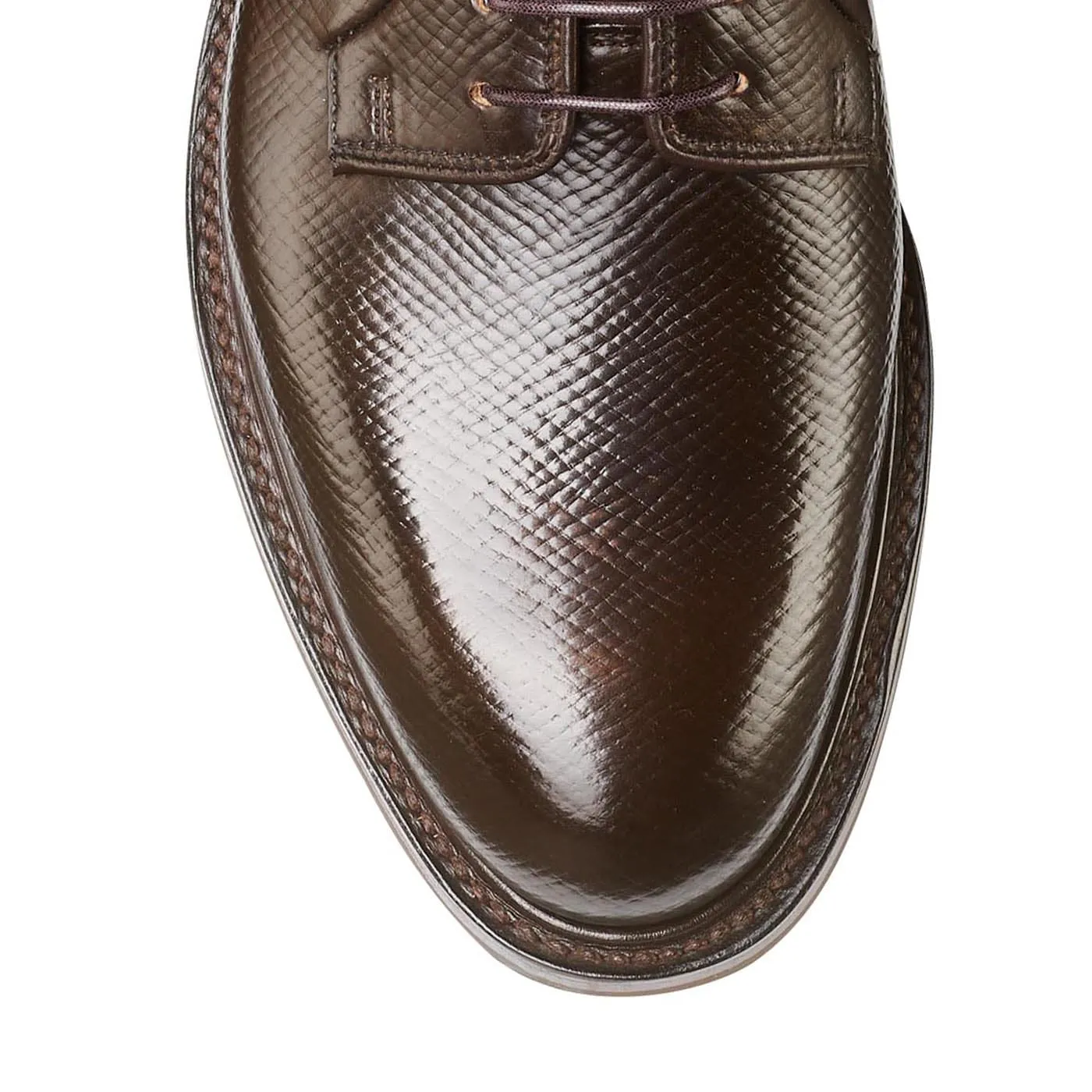 All Day Wear Fresh Step Lanark 5 Dark Brown Hatch Grain Cordovan