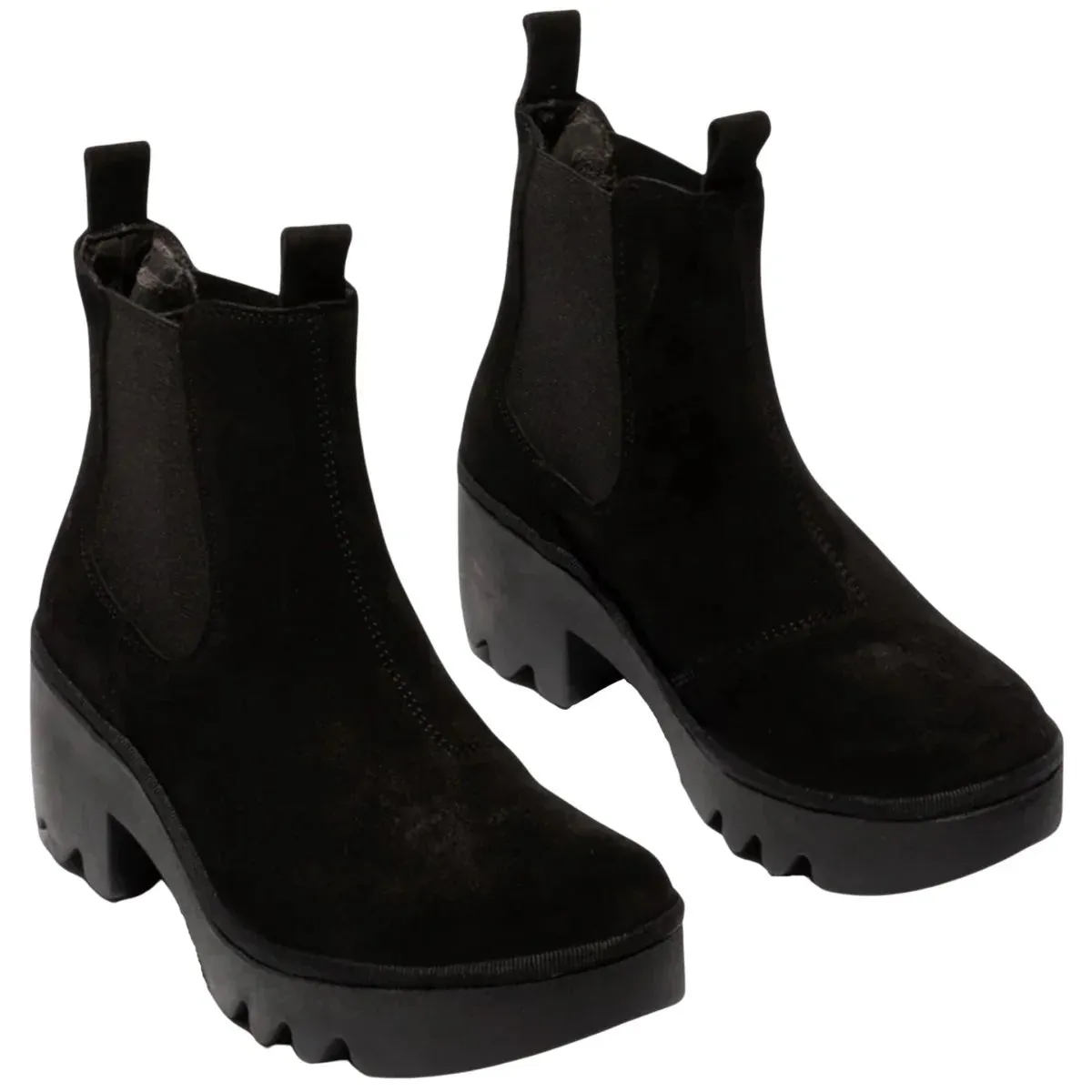 FLY LONDON TRIG - BLACK Cushioned