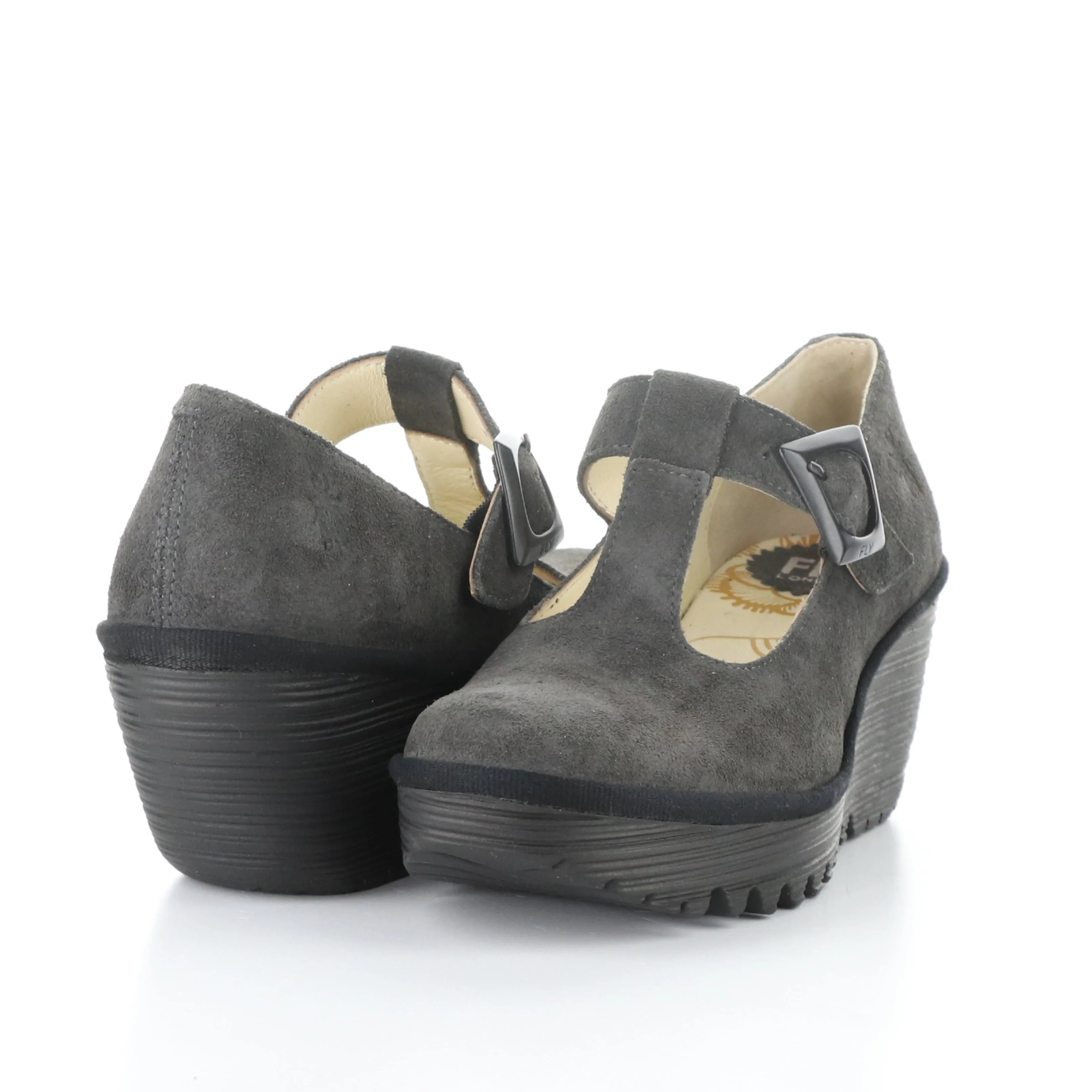 FLY LONDON YALD - DIESEL GREY Energy Walk Sky Light