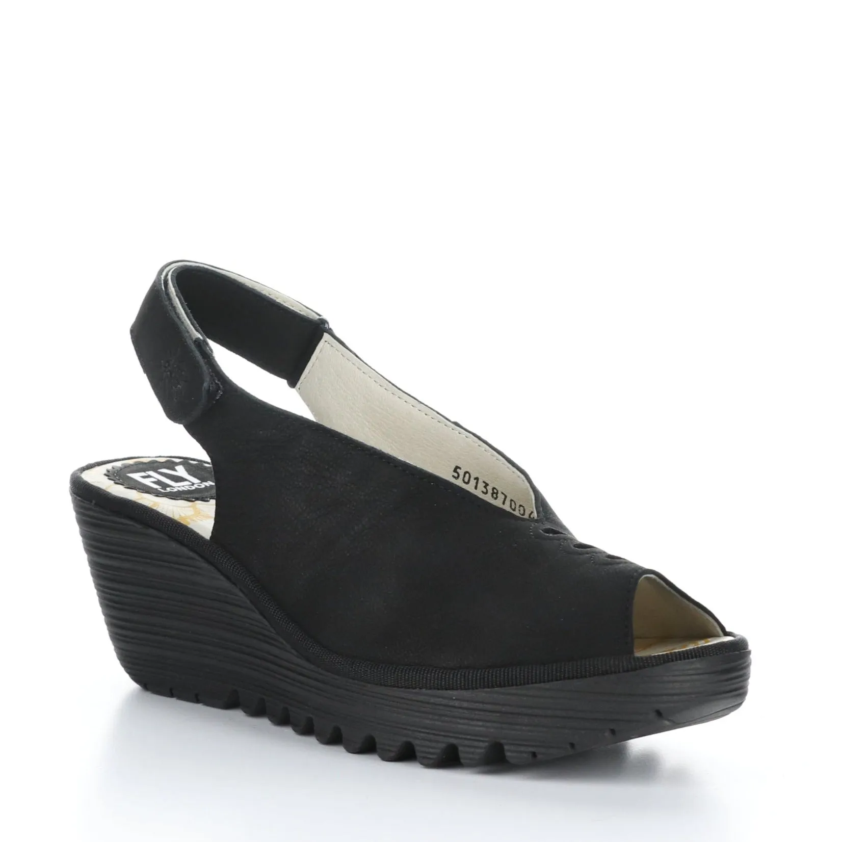 FLY LONDON YEAY - BLACK - YEAYBLK Elastic