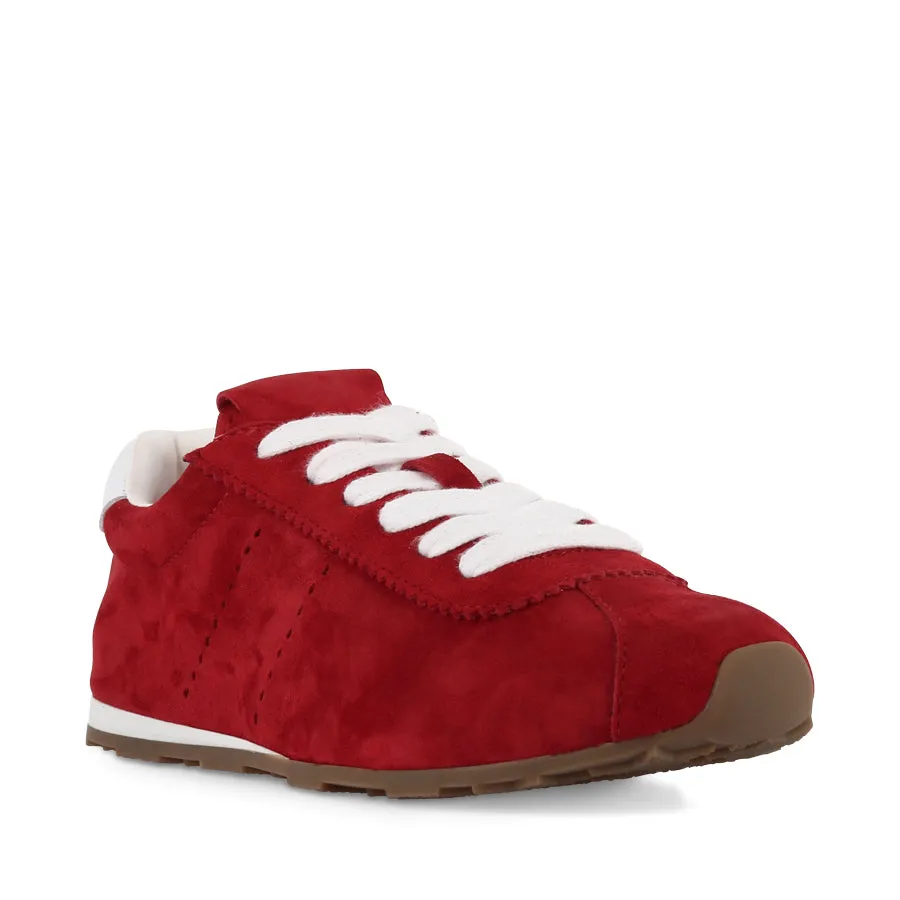 Back Cushion MinimalistDesign MOUSI - RED SUEDE