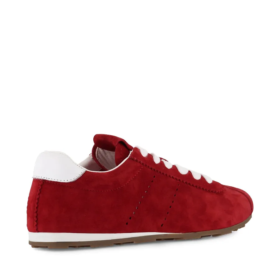Fashion-forward flexibility MOUSI - RED SUEDE