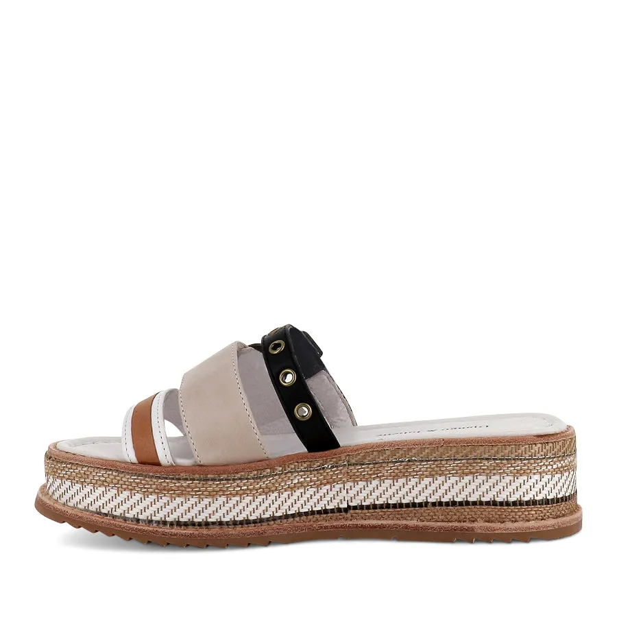 Quick Sandals Fit Relax Fit VITAN - OYSTER MULTI