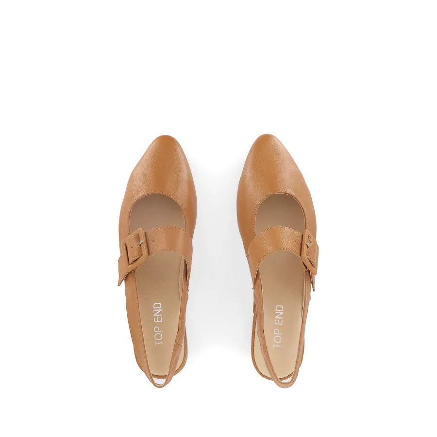 Cliff Walk Track Glow FLARIO - DARK TAN LEATHER