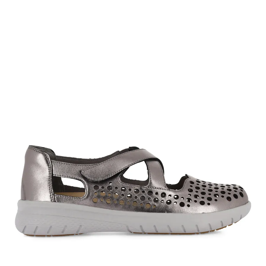 SACHET XF - PEWTER LEATHER Smooth Surface Comfortable Insole