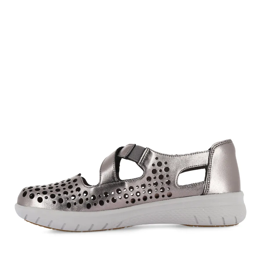 Casual Footwear for Beach Gladiator Style SACHET XF - PEWTER LEATHER