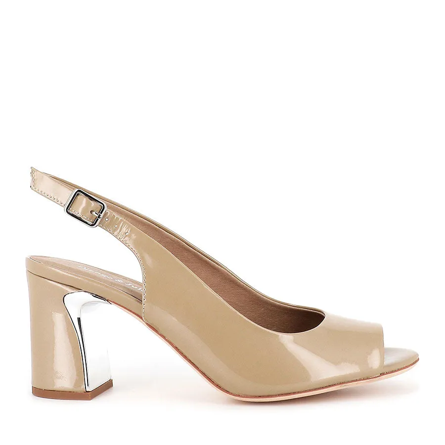 KIANNA - TAUPE PEARL PATENT Removable Trip Easy