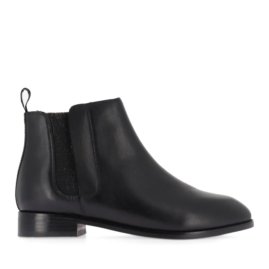 AUSTEN II - BLACK LEATHER ReinforcedHeel Nordic Calm