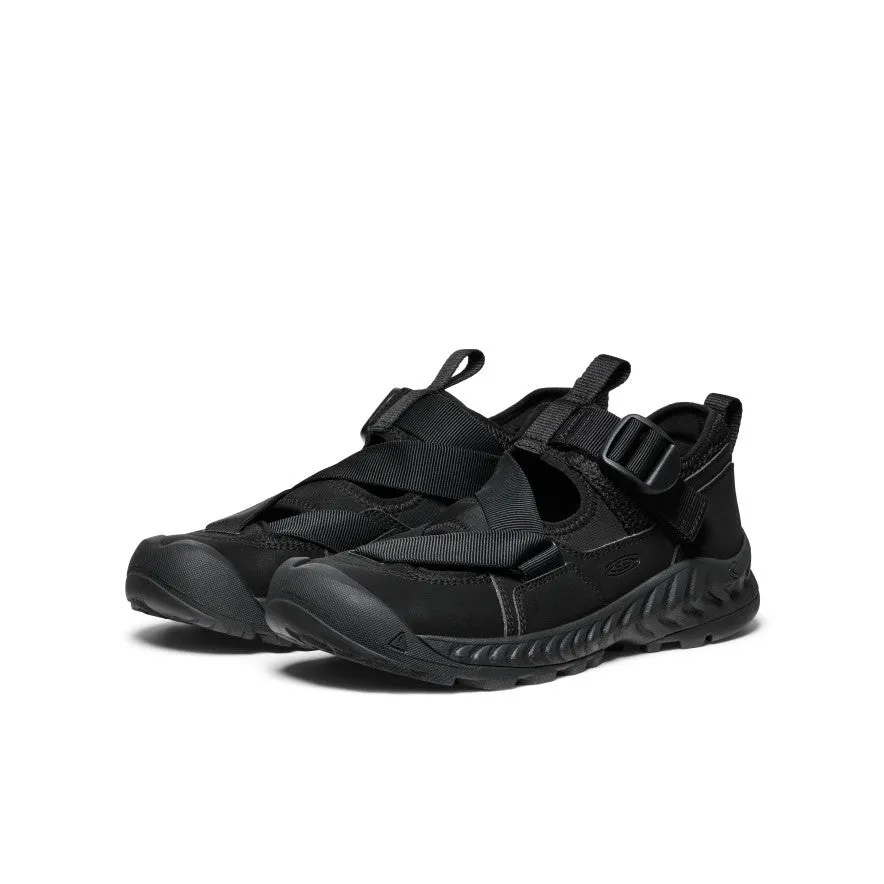 All Gender Hoodzerra Sandal  |  Black/Black swimmers