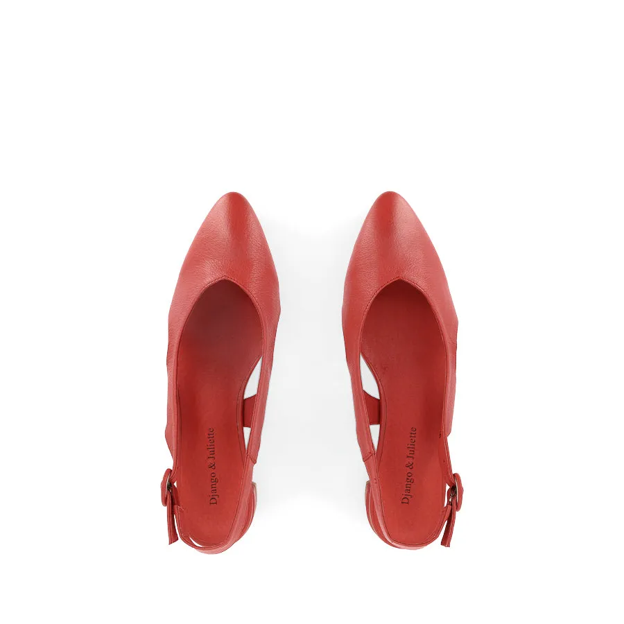 Supportive Footbed FRANKIEL - NEW RED LEATHER