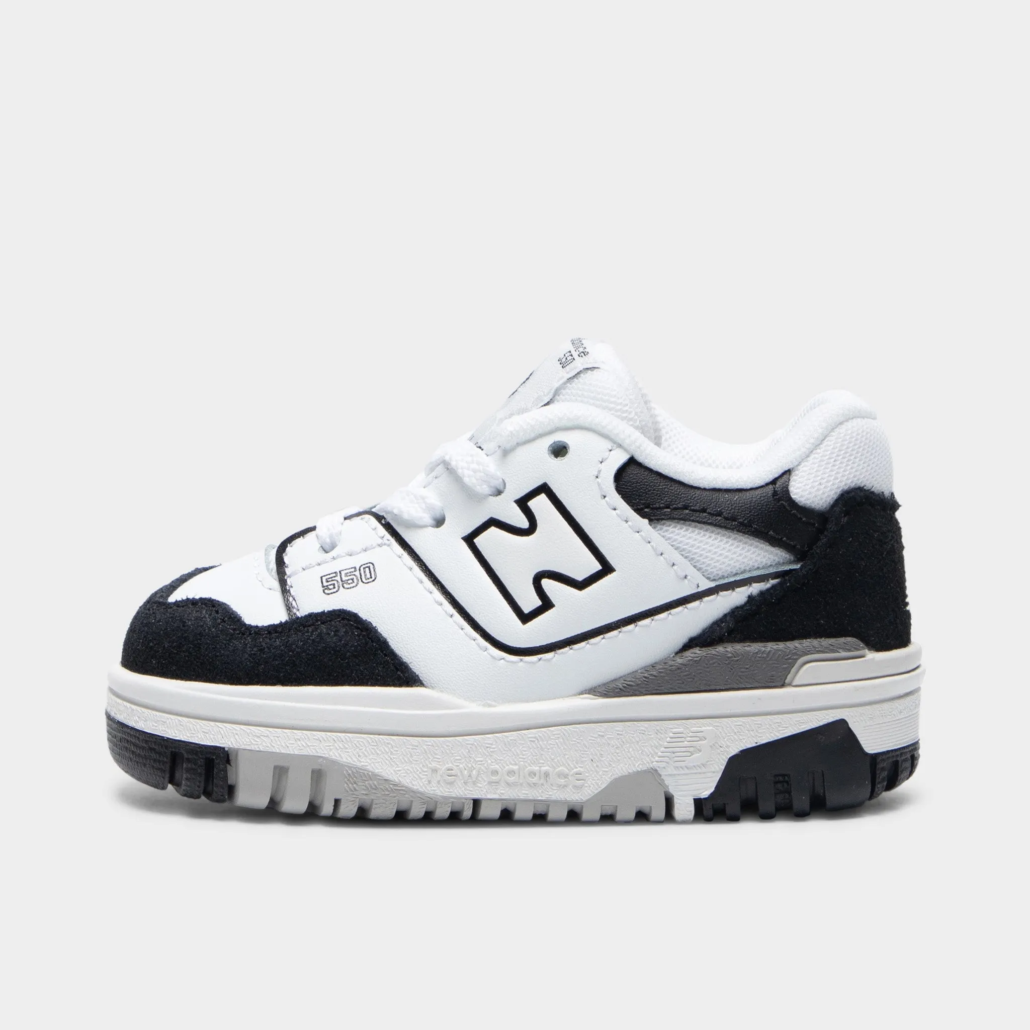 New Balance Infants' 550 White / Black Ultra-soft piece