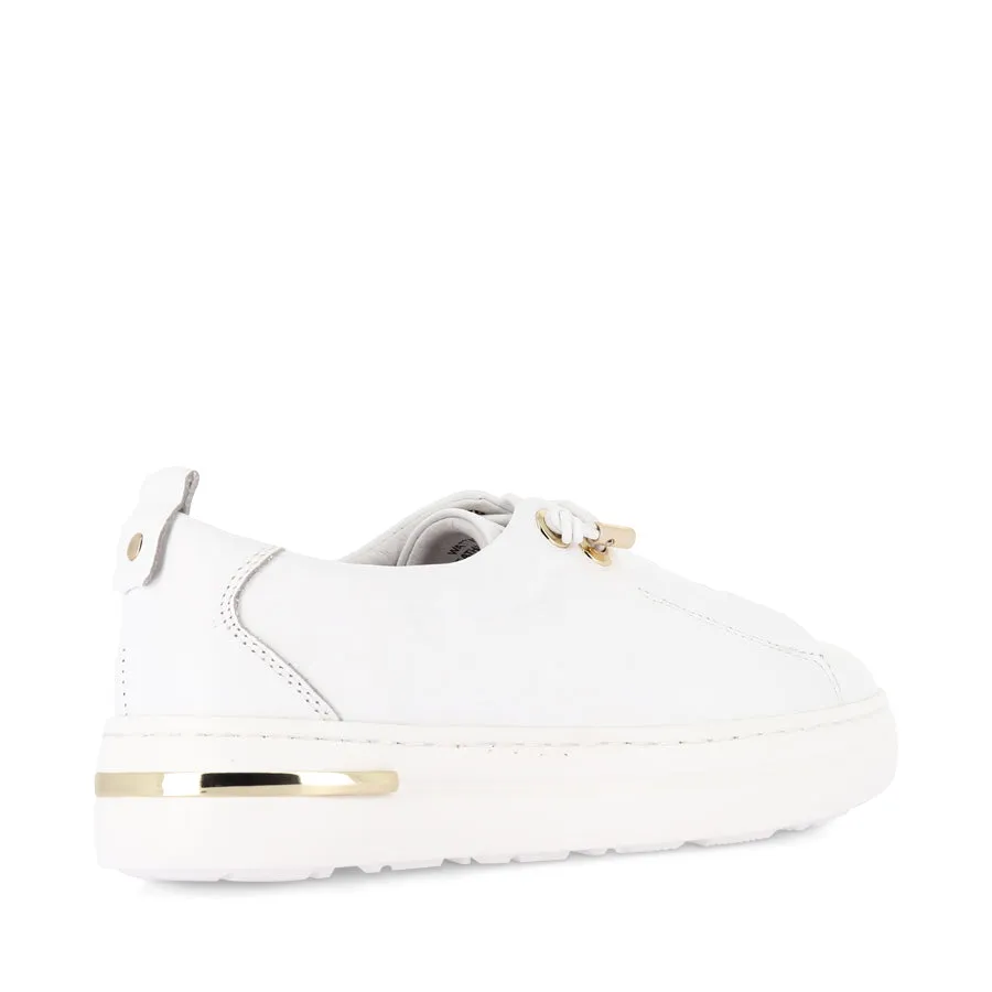 Neutral Step WATTEL - WHITE LEATHER