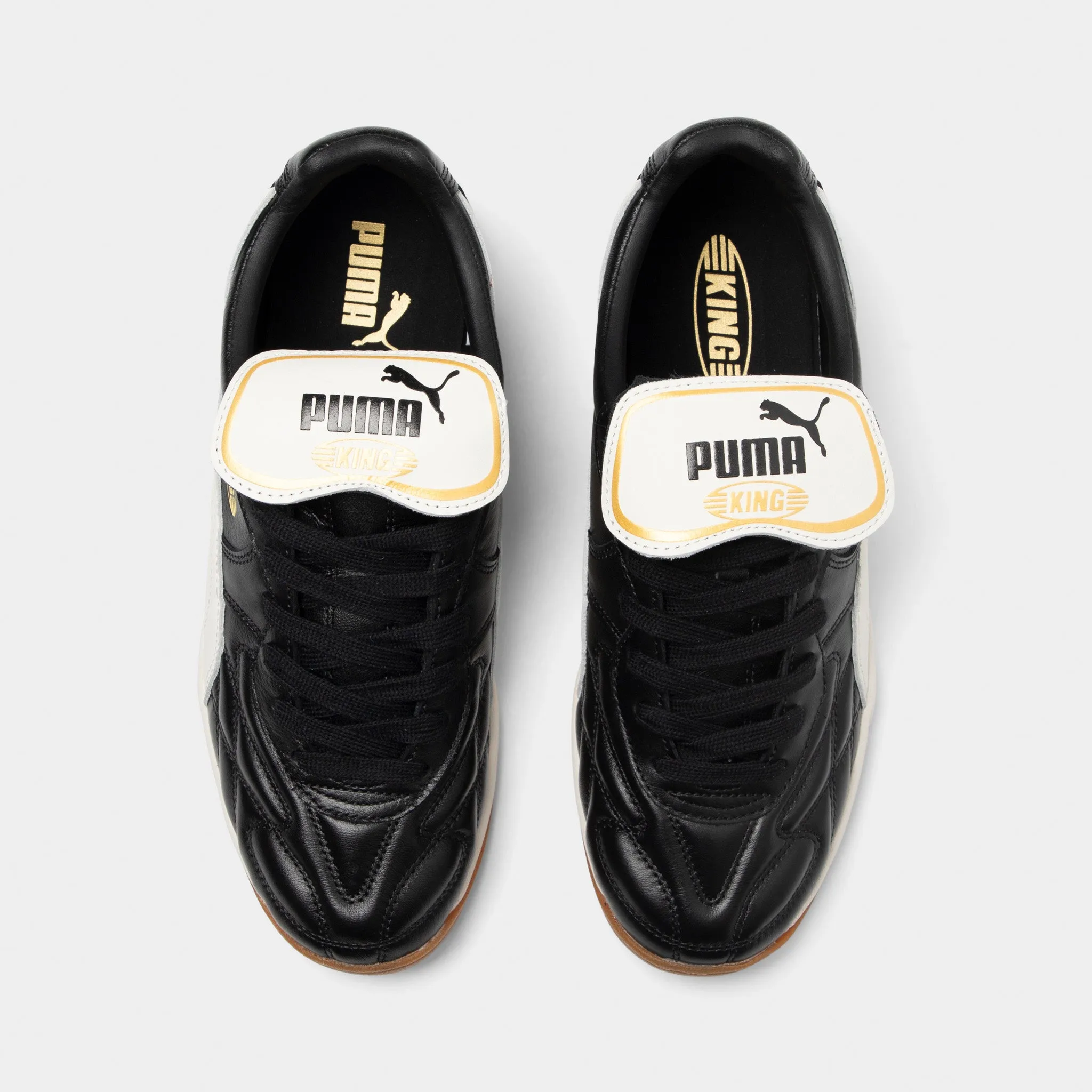 Puma King Indoor Balck / White / Gold Supportive frame