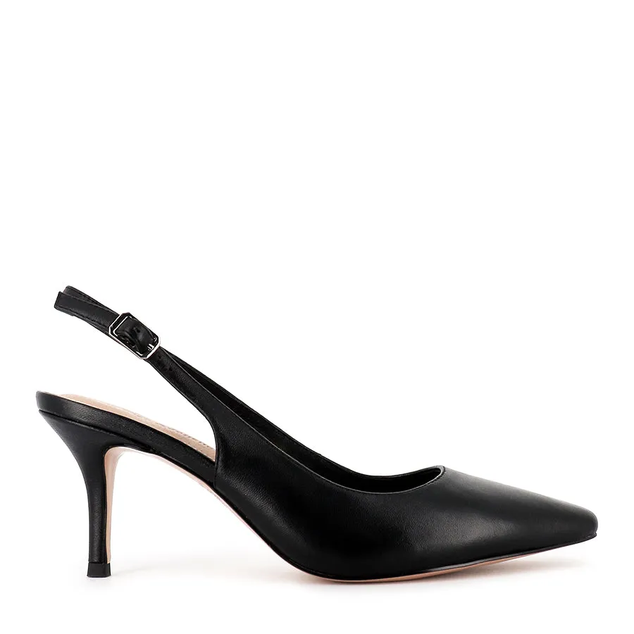 LORIE - BLACK LEATHER water proof Fashionable Accessory