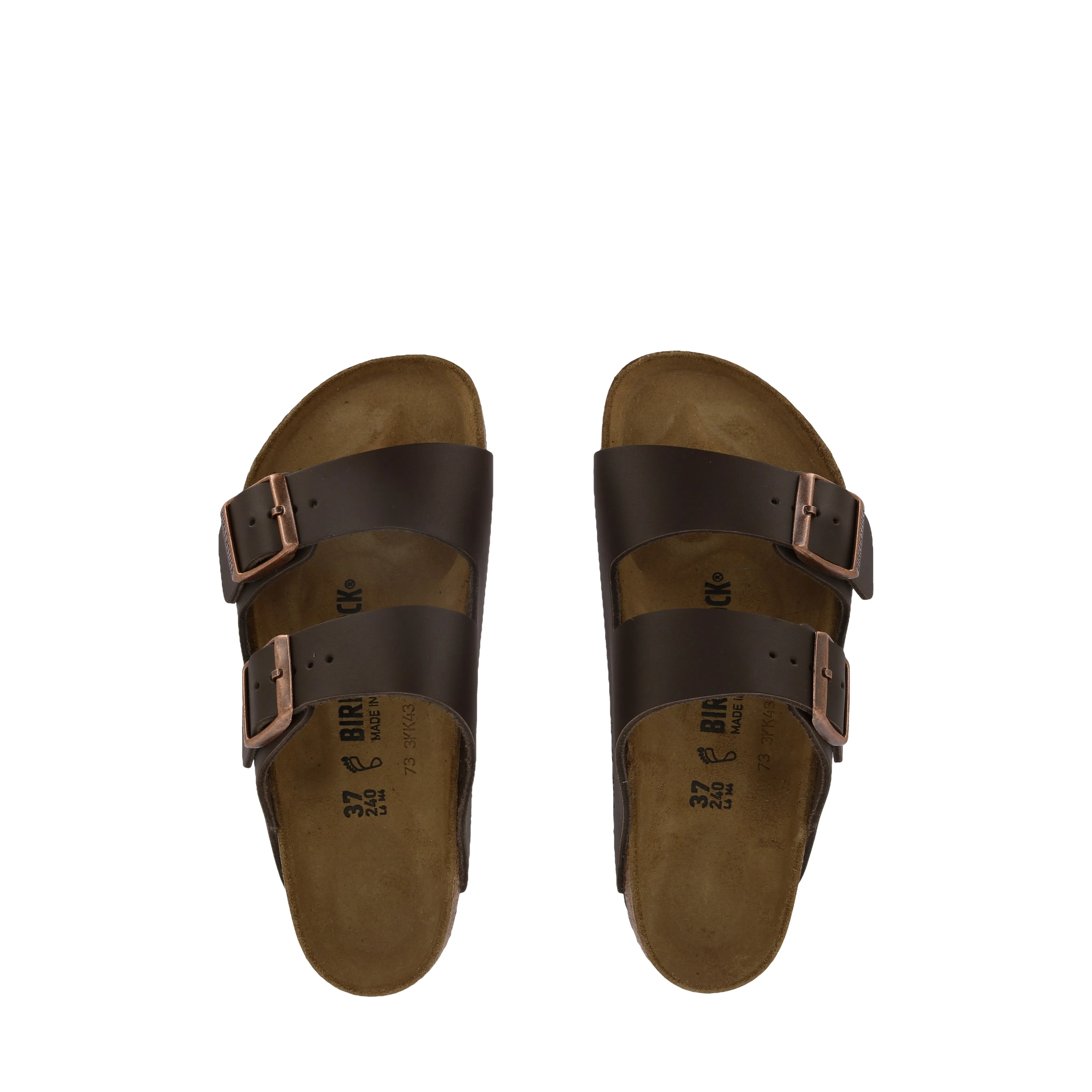 ARIZONA - BROWN LEATHER Anti Abrasion Effortless Shoes