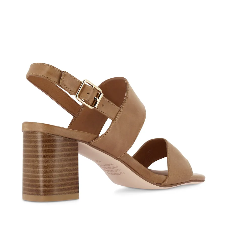 Comfort sole Round Toe JINNIEL - TAN LEATHER