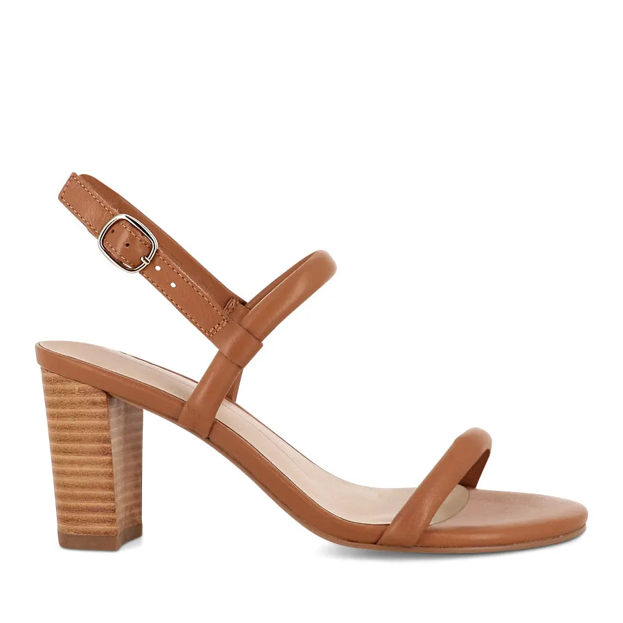 Functional Walking Shoes GABINAH - DARK TAN LEATHER