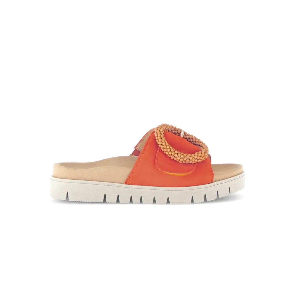 Energy Walk GABOR SLIDE W/ BUCKLE - ORANGE